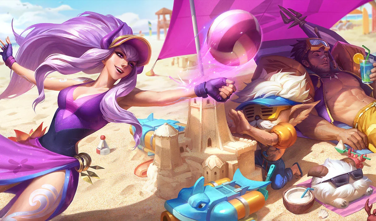 Heimerdinger fiesta en la piscina