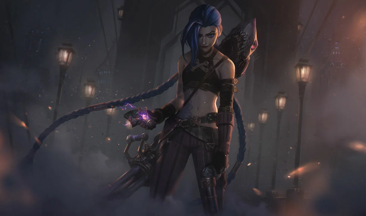 Jinx enemiga de Arcane