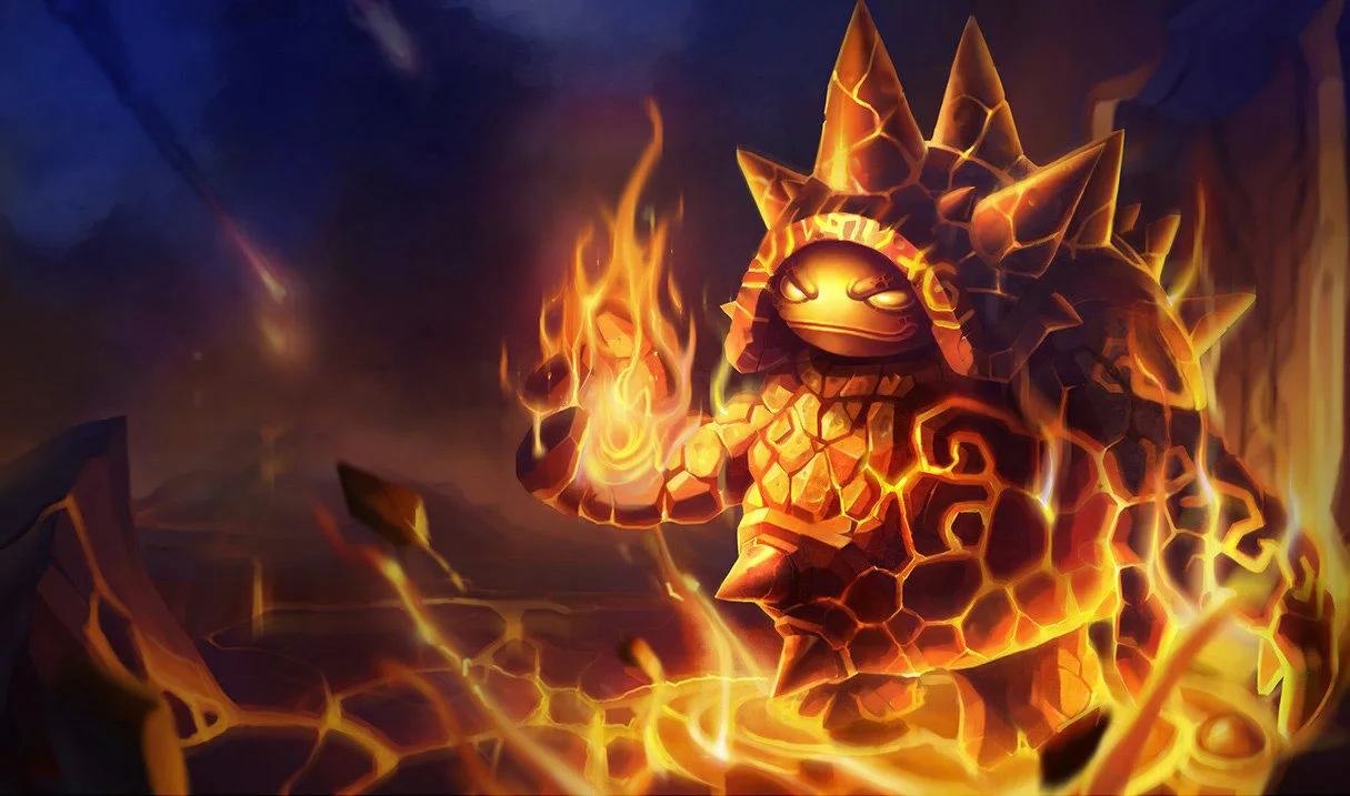 Geschmolzener Rammus