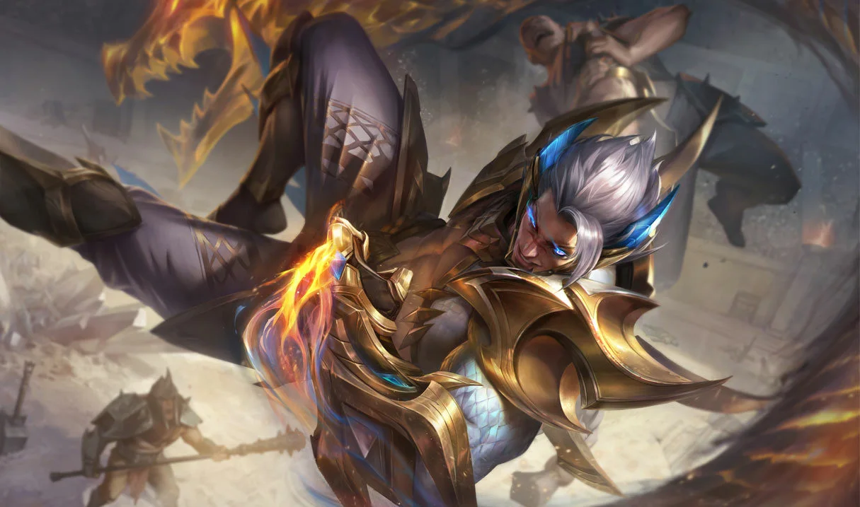 Sett dragón de obsidiana de prestigio
