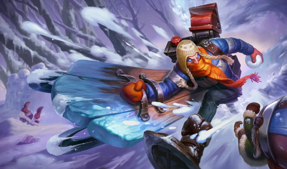 Singed día nevado