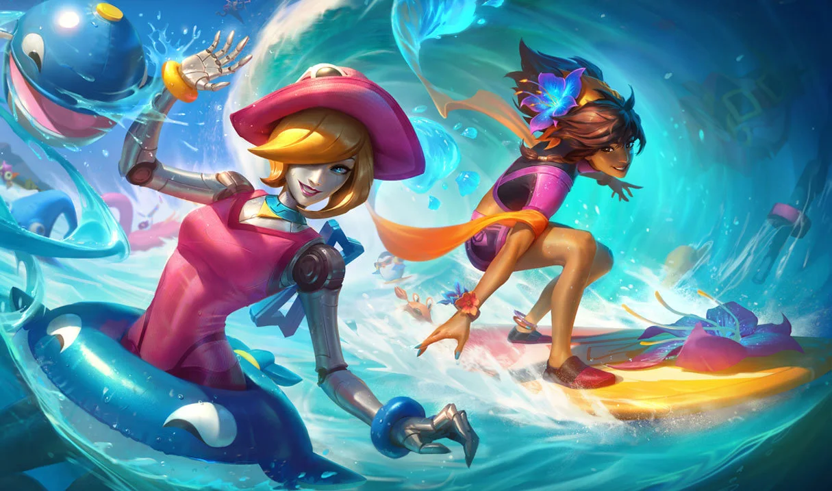 Taliyah fiesta en la piscina