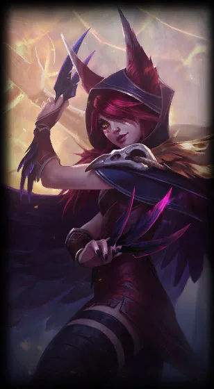 Xayah — Apparence de base